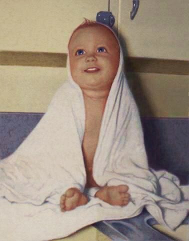Ron as a baby.